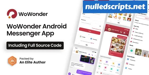 WoWonder Android Messenger v4.8 - Mobile Application for WoWonder Social Script - Android - CodeCanyon Null