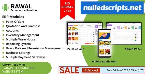 Rawal v1.1.9 - Android & Laravel Ecommerce Solution with POS - nulled - Android - CodeCanyon Null