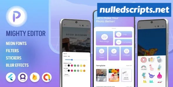 MightyEditor v1.0 - Flutter Photo Editor / College App - Android - CodeCanyon Null