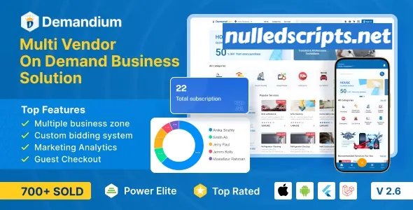 Demandium v1.3 - Multi Provider On Demand, Handyman, Home service App with admin panel - nulled - Android - CodeCanyon Null