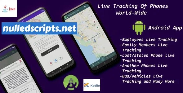 Phone Tracker v2.5 - RealTime GPS Live Tracking of Phones, Find Lost/Stolen Phones WorldWide with MyMap 2 - Android - CodeCanyon Null
