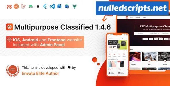 PSX v1.0.4 - Multipurpose Classified Flutter App with Laravel Admin Pane - Android - CodeCanyon Null
