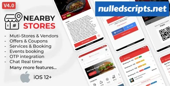 Nearby Stores iOS v3.0.1 - Offers & Coupons, Events, Restaurant, Services & Booking - Android - CodeCanyon Null