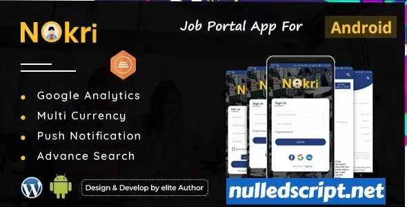 Nokri v2.2.7 - Job Board Native Android App - Android - CodeCanyon Null