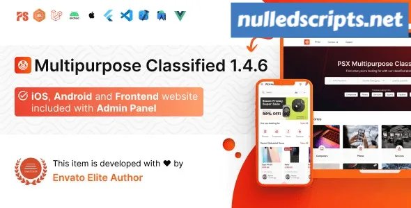 PSX v1.0.1 - Multipurpose Classified Flutter App with Laravel Admin Panel - Android - CodeCanyon Null