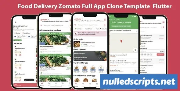 Food delivery full app template zomato clone v1.0 - Android - CodeCanyon Null