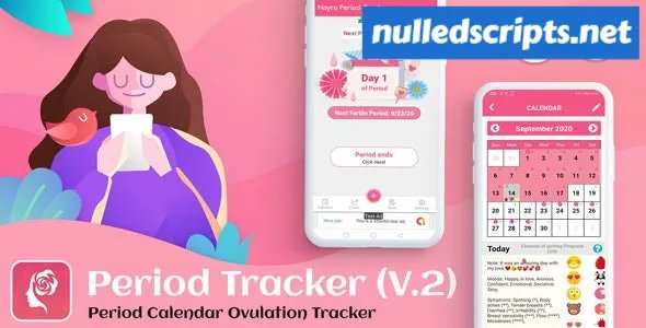 Android Period Tracker for Women v2.0 - Period Calendar Ovulation Tracker (Pregnancy & Ovulation) - Android - CodeCanyon Null