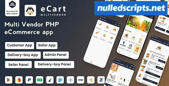 eCart v5.0.0 - Multi Vendor eCommerce System - nulled - Android - CodeCanyon Null