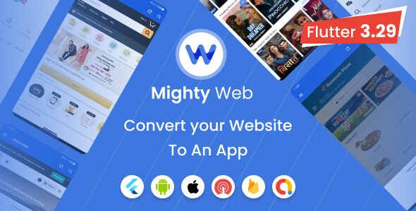 MightyWeb Webview v26.0 - Web to App Convertor (Flutter + Admin Panel) - Android - CodeCanyon Null
