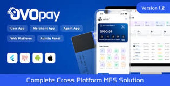 OvoPay - Complete Cross Platform MFS Solution | User, Agent & Merchant Apps with Web | Admin Panel by OvoSolutions - Android - CodeCanyon Null