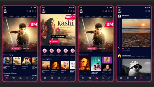 DTPocketFM - Podcasts, AudioBooks, Novels, Threads, Music Flutter App - 28 May 2024 - Android - CodeCanyon Null