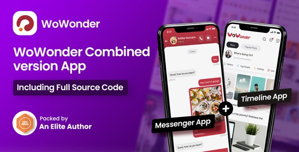 WoWonder Mobile v4.3 - The Ultimate Combined Messenger & Timeline Mobile Application - Android - CodeCanyon Null