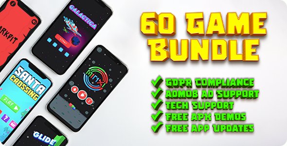 60 Games Ultimate Bundle - Android Games for Reskin and Publishing - Android - CodeCanyon Null