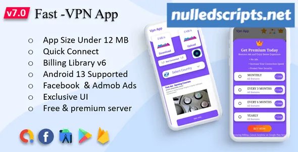 Fast-Pro VPN App v8.0 - VPN Unblock Proxy - Android - CodeCanyon Null