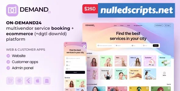 On-Demand24 -4 - Multivendor Service Booking - v2024 - Android - CodeCanyon Null