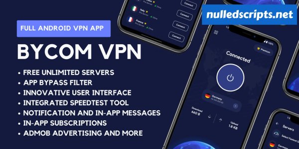 Bycom VPN - Secure and Private Android VPN - v1.6 - Android - CodeCanyon Null