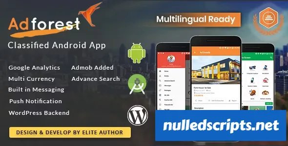 AdForest v4.0.10 - Classified Native Android App - Android - CodeCanyon Null