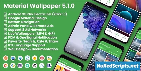 Material Wallpaper v6.4.0 - Android - CodeCanyon Null