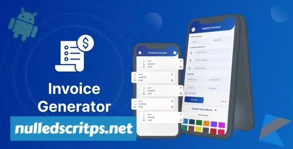 FI Invoice Generator - Invoice Maker - Simple & Easy - Bill Maker - Android - CodeCanyon Null