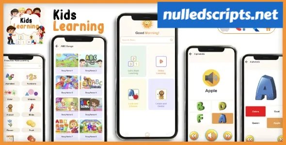 Kids learning App - kids all in one learning flutter app -Flutter Android & iOS App -V2 - Android - CodeCanyon Null