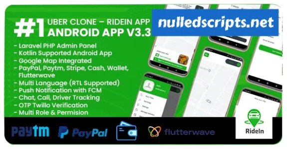 RideIn Taxi App v3.3 - Android Taxi Booking App With Admin Panel - Android - CodeCanyon Null