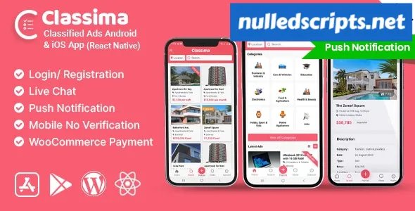 Classima v2.43.12 - Classified ads Android & iOS App - Android - CodeCanyon Null