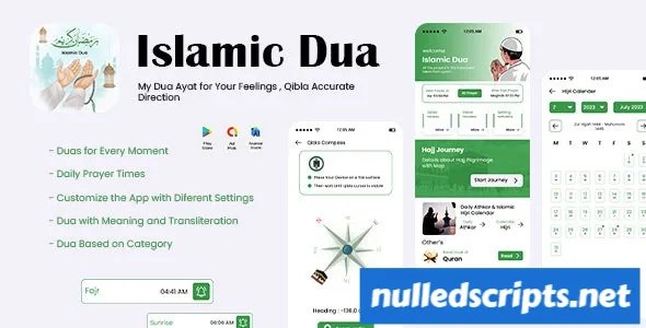Islamic Dua v1.0 - Hijri Calendar - Hijri Islamic Calendar - YThe Islamic Calendar - Muslim Apps - Android - CodeCanyon Null