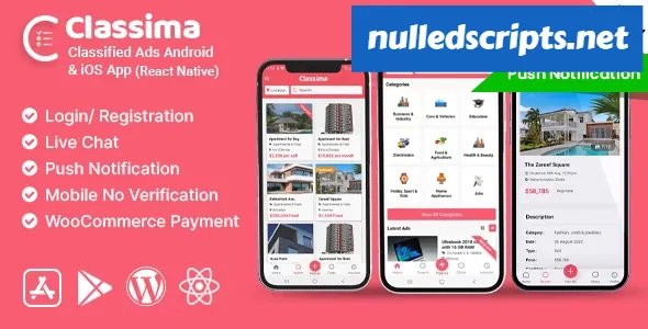 Classima v2.39.5 - Classified ads Android & iOS App - Android - CodeCanyon Null