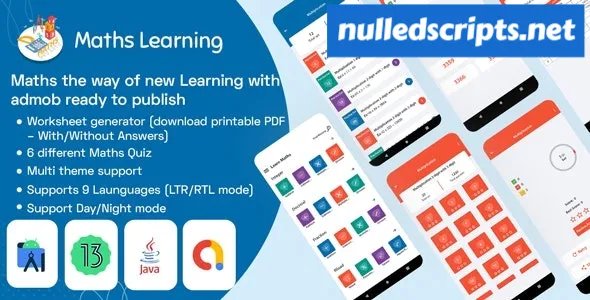 Maths v1.8 - The way of new learning - Android - CodeCanyon Null