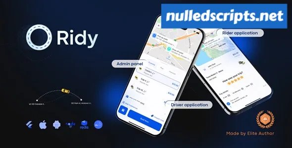 Ridy Flutter v2.5.6 - Full Taxi solution - Android - CodeCanyon Null