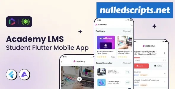 Academy Lms Student Mobile App v2.3 - Flutter iOS &amp; Android - Android - CodeCanyon Null