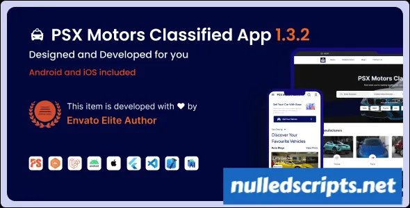 PSX Motors v1.0 - Classified App with Laravel Admin Panel - Android - CodeCanyon Null