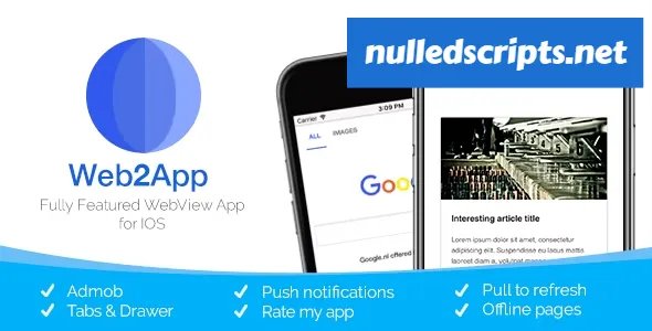 Web2App for IOS - Quickest Feature-Rich IOS Webview - 23 June 2023 - Android - CodeCanyon Null