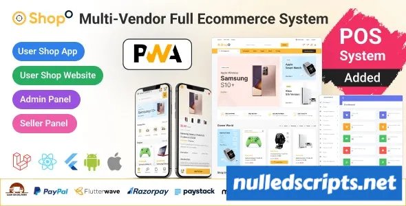Shopo eCommerce v3.7.0 - Multivendor eCommerce Flutter App with Admin Panel & Website - Android - CodeCanyon Null