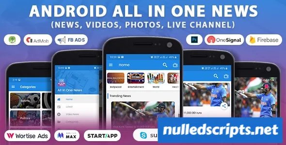 All In One News (News, Videos, Photos, Live Channel) v6.0 - nulled - Android - CodeCanyon Null