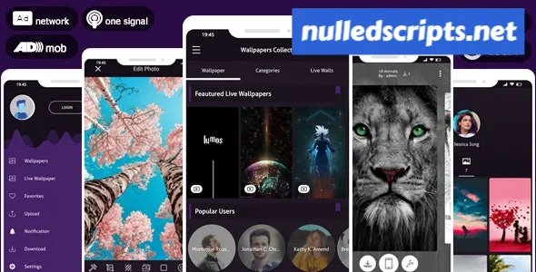 Pro 4K Wallpaper 2022 & Photo Editor System - AdMob & Facebook Bidding Ad & Push Notifications v5.0 - Android - CodeCanyon Null
