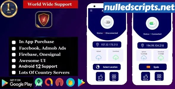 VPN X - Pro VPN - VPN Unlimited Proxy v1.0.13 - Android - CodeCanyon Null