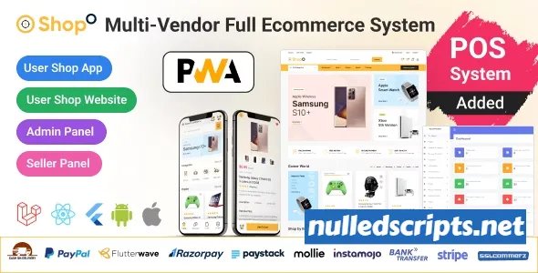 Shopo eCommerce v3.6.0 - Multivendor eCommerce Flutter App with Admin Panel & Website - Android - CodeCanyon Null
