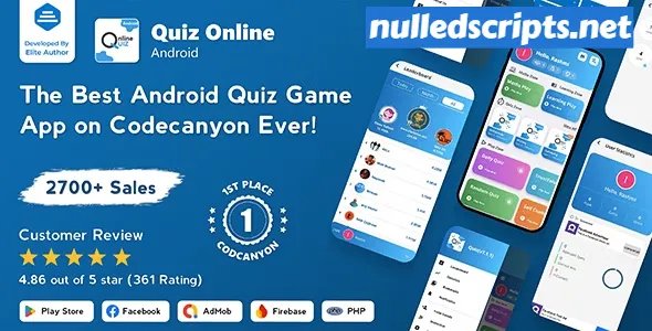 Quiz Online v7.1.2 - Trivia Quiz - Quiz Game - Web Quiz + Admin Panel - nulled - Android - CodeCanyon Null