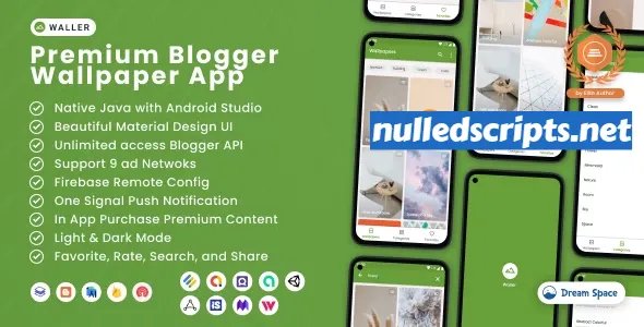 Waller v1.1 - Blogger Wallpaper App - Android - CodeCanyon Null
