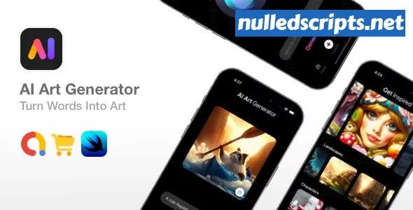 AI Art Generator v1.0 - SwiftUI Art Generator Source Code - Android - CodeCanyon Null