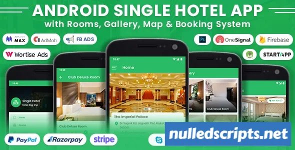 Android Single Hotel Application with Rooms, Gallery, Map & Booking System v6.0 - nulled - Android - CodeCanyon Null