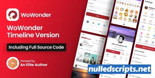 Mobile Native Social Timeline Applications v5.1.4 - For WoWonder Social PHP Script - Android - CodeCanyon Null