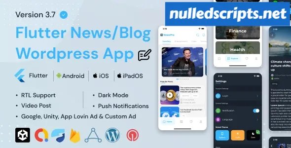 NewsPro v3.0 - Blog/News/Article App For Wordpress - Android - CodeCanyon Null
