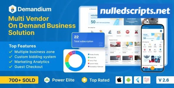 Demandium v1.2 - Multi Provider On Demand, Handyman, Home service App with admin panel - nulled - Android - CodeCanyon Null