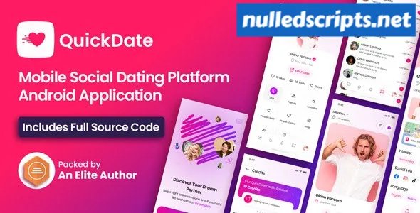 QuickDate Android v3.4 - Mobile Social Dating Platform Application - Android - CodeCanyon Null