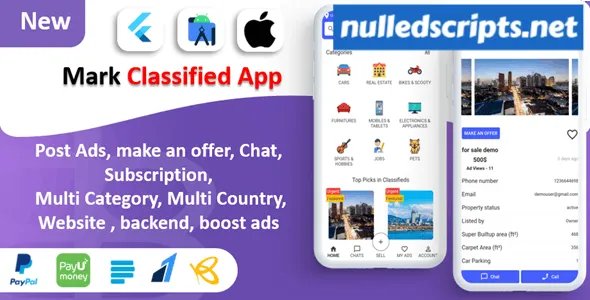 Mark Classified App v6.0 - Classified App - Android - CodeCanyon Null