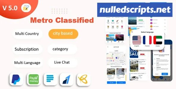 Metro Android Classified App v3.0 - Android - CodeCanyon Null