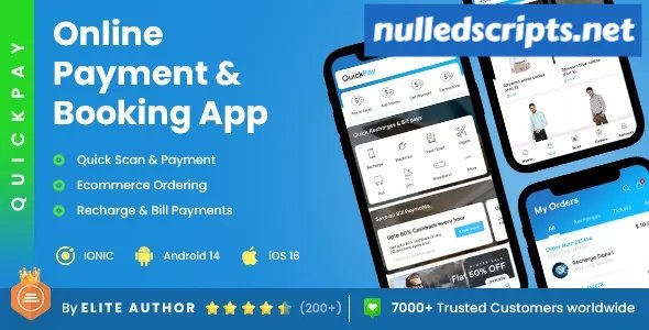 QuickPay v3.1 - 2 App Template - Online Bill Payment App - Android - CodeCanyon Null