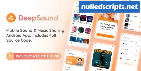 DeepSound Android v3.4 - Mobile Sound & Music Sharing Platform Mobile Android Application - Android - CodeCanyon Null
